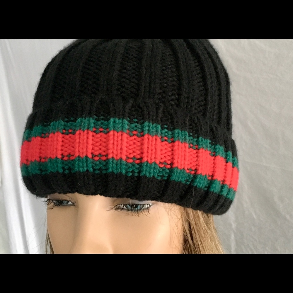 Ribbed Knit Beanie Hat